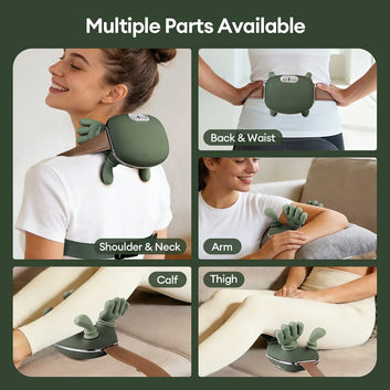 4D Bionic Finger Neck Shoulder Massager Wireless Neck Cervical Trapezius Kneading Massage Shawl Brushless Motor Neck masajeador