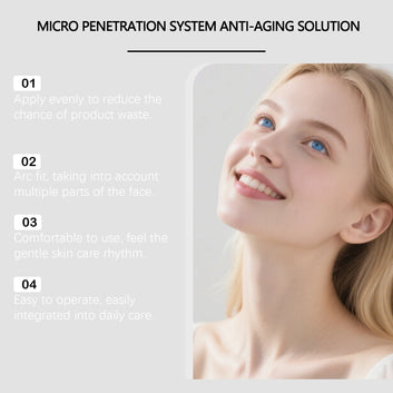 Collagen Anti-Wrinkle Essence Microneedle Roller 0.25mm Hydrating Firming Pore-Cleaning Smoothing Skin Skincare Set